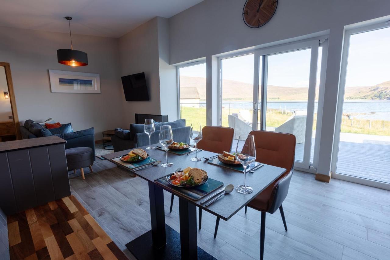 Birches Lodge With Hot Tub Dundonnell Extérieur photo